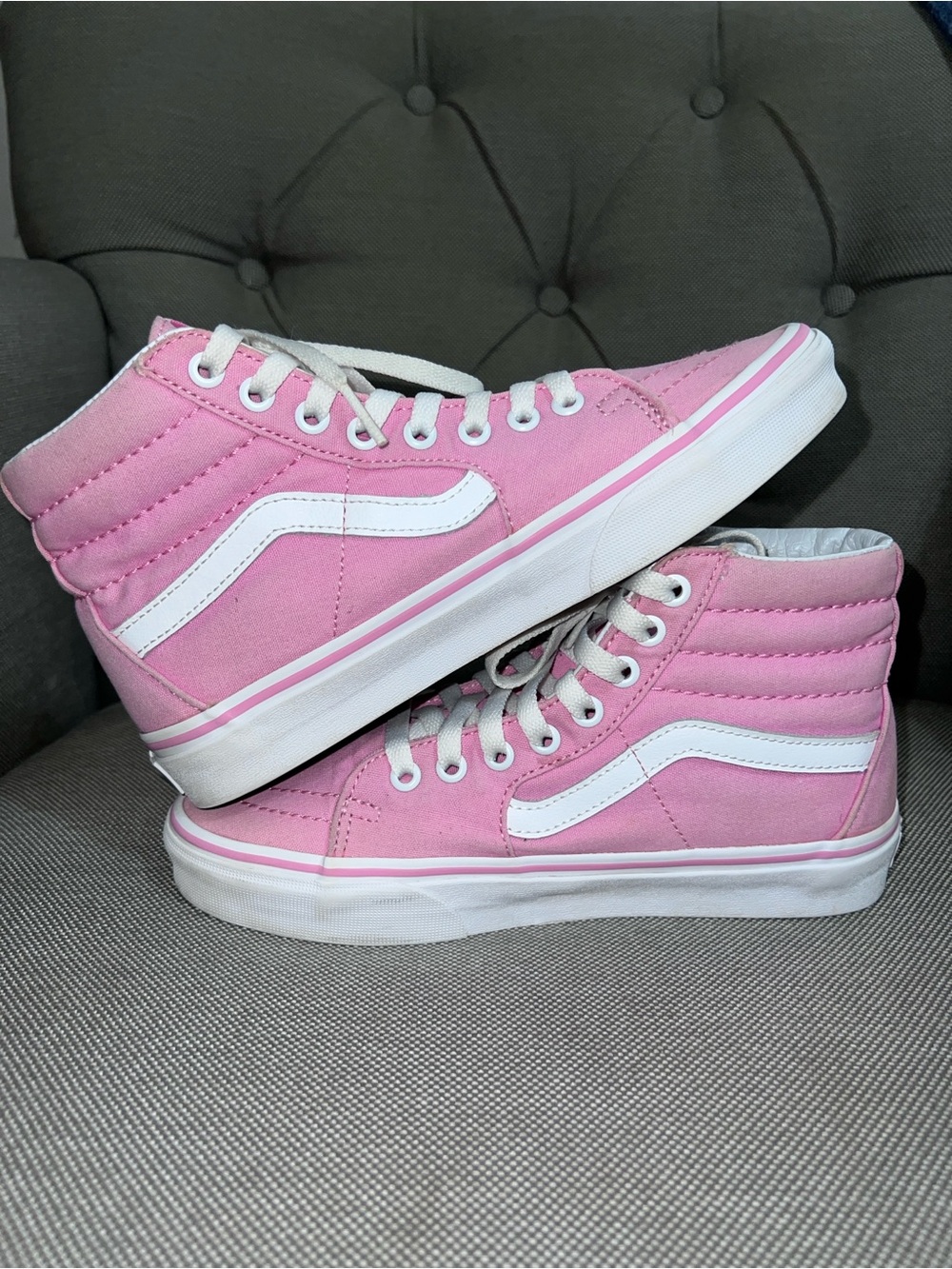 Pink High Top Vans
